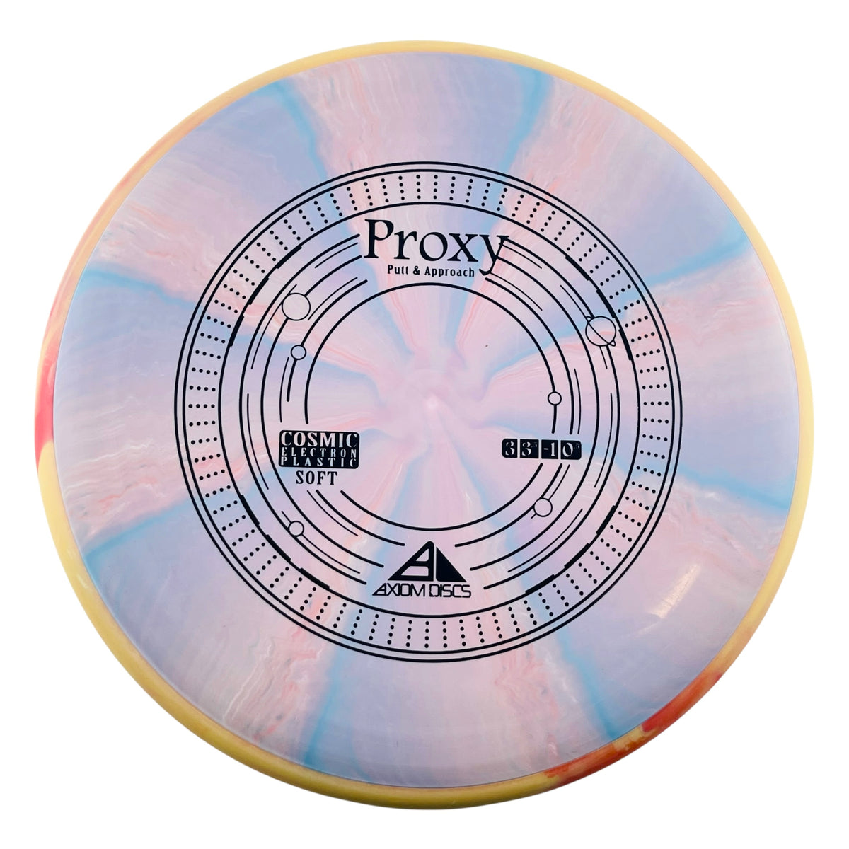 Axiom Discs Cosmic Electron Soft Proxy