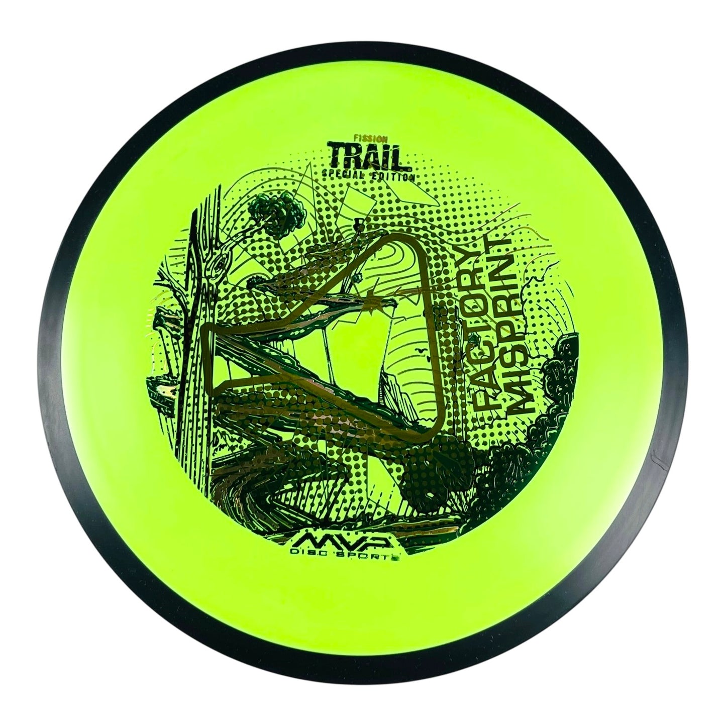 MVP Disc Sports Fission Trail Special Edition Factory Misprint