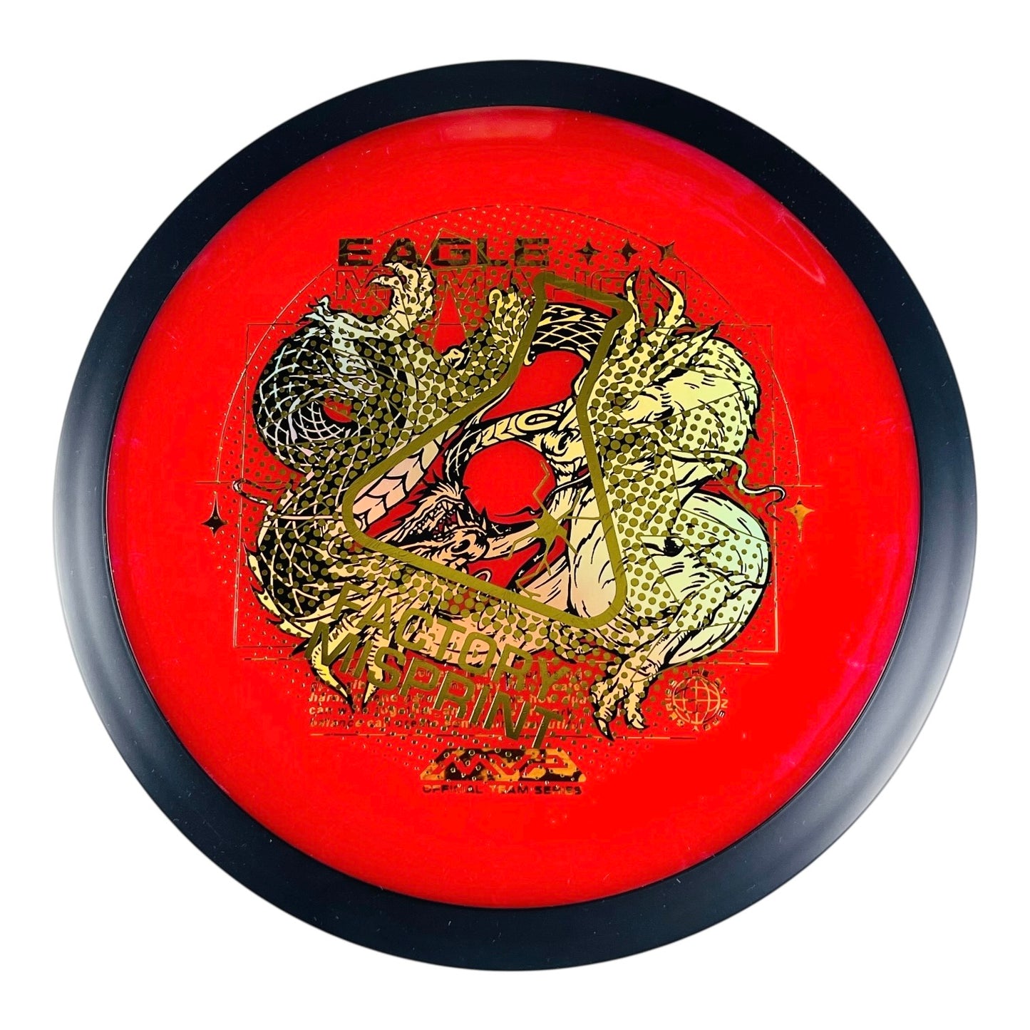 MVP Disc Sports Plasma Dimension Eagle McMahon Team Series Factory Misprint