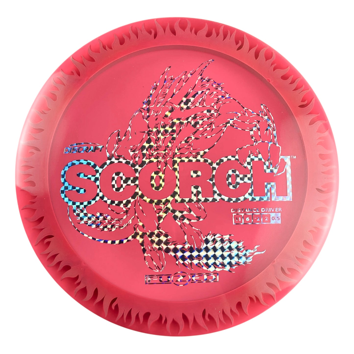 Discraft Fuzed Z Scorch Flame Pattern