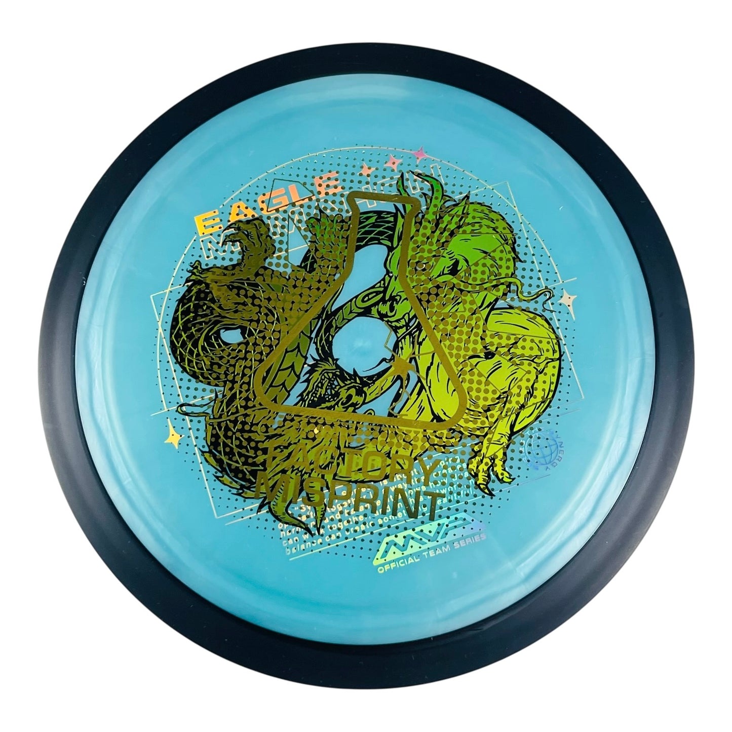 MVP Disc Sports Plasma Dimension Eagle McMahon Team Series Factory Misprint