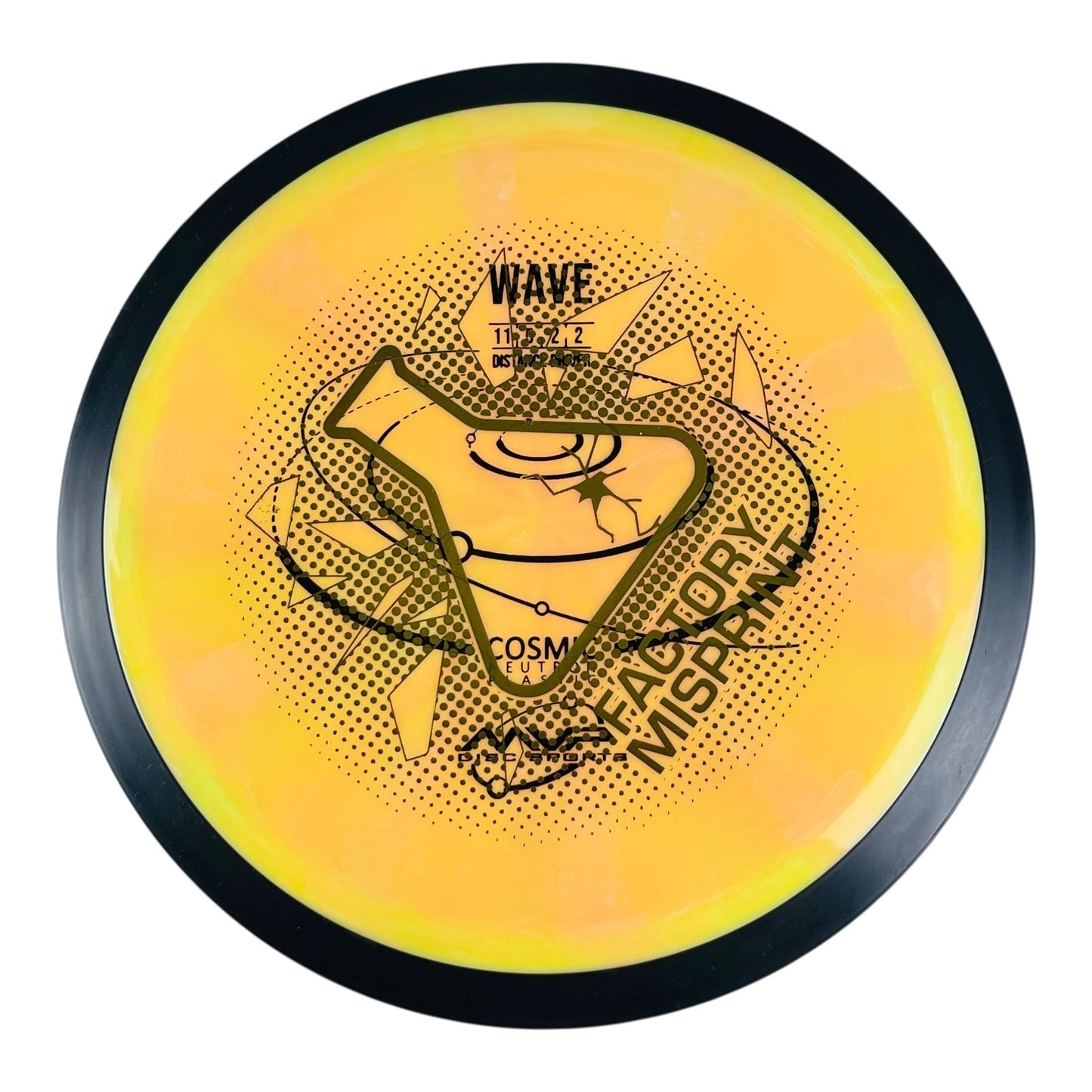 MVP Disc Sports Cosmic Neutron Wave Factory Misprint