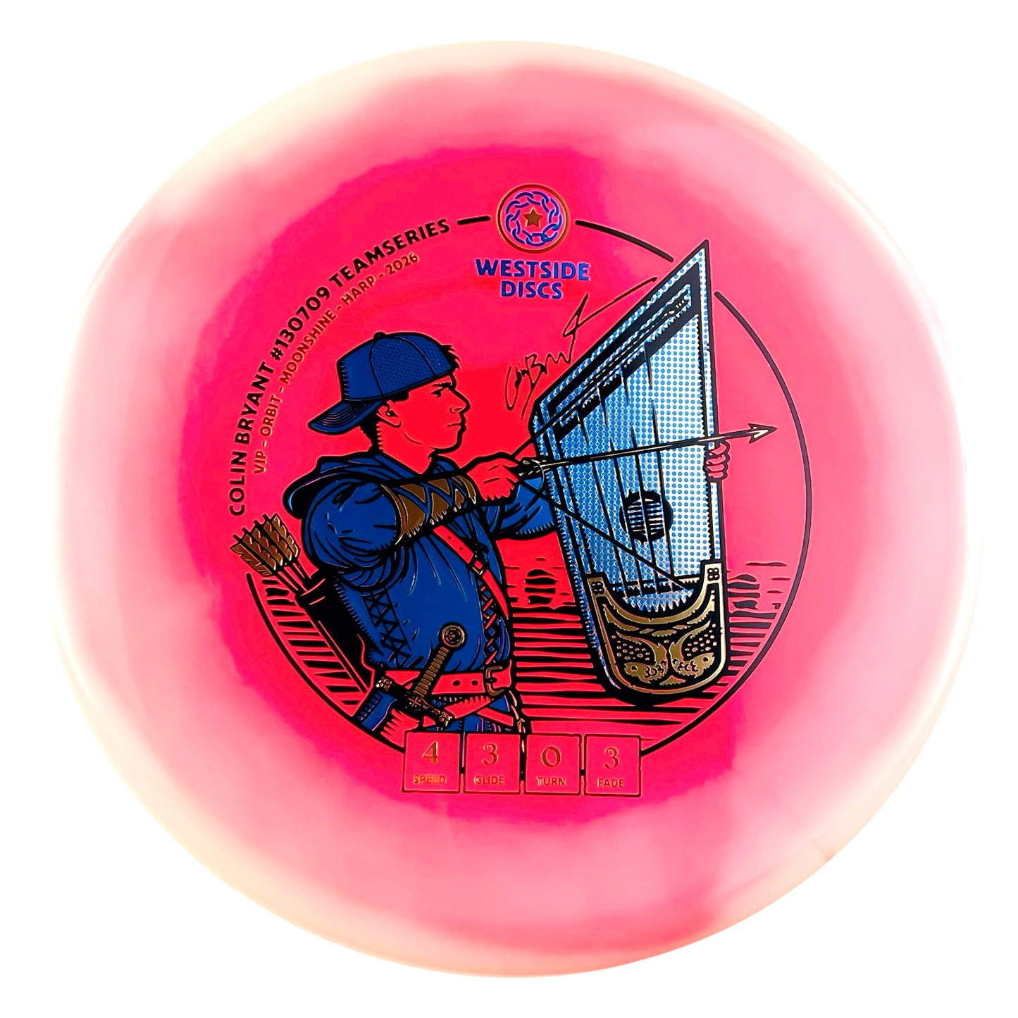 Westside Discs VIP Moonshine Orbit Harp - Colin Bryant Team Series