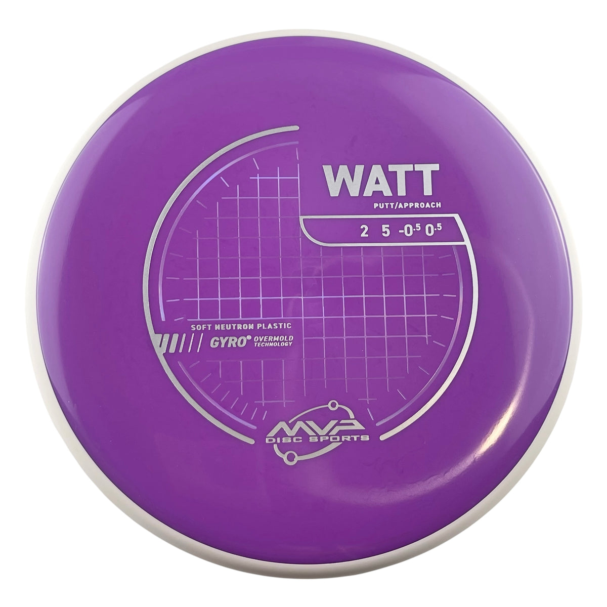 MVP Disc Sports Neutron Watt - White Rim