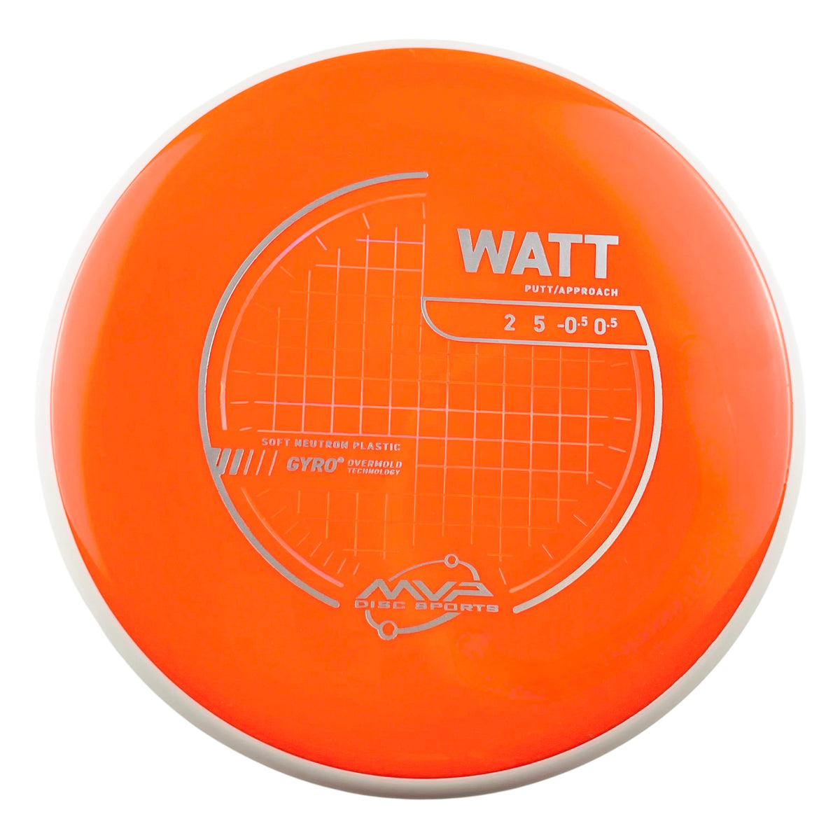MVP Disc Sports Neutron Watt - White Rim