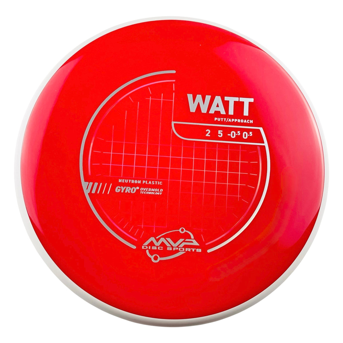 MVP Disc Sports Neutron Watt - White Rim