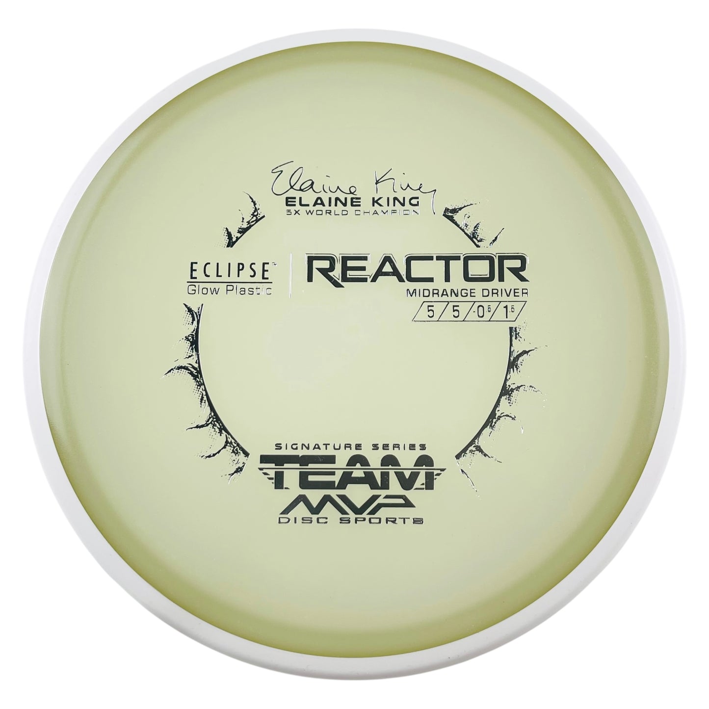 MVP Disc Sports Eclipse Reactor Elaine King 5x Signature Series